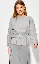 Костюм LAIKONY L-584 серый