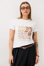 T-Shirt Fantazia Mod #5478 belyj