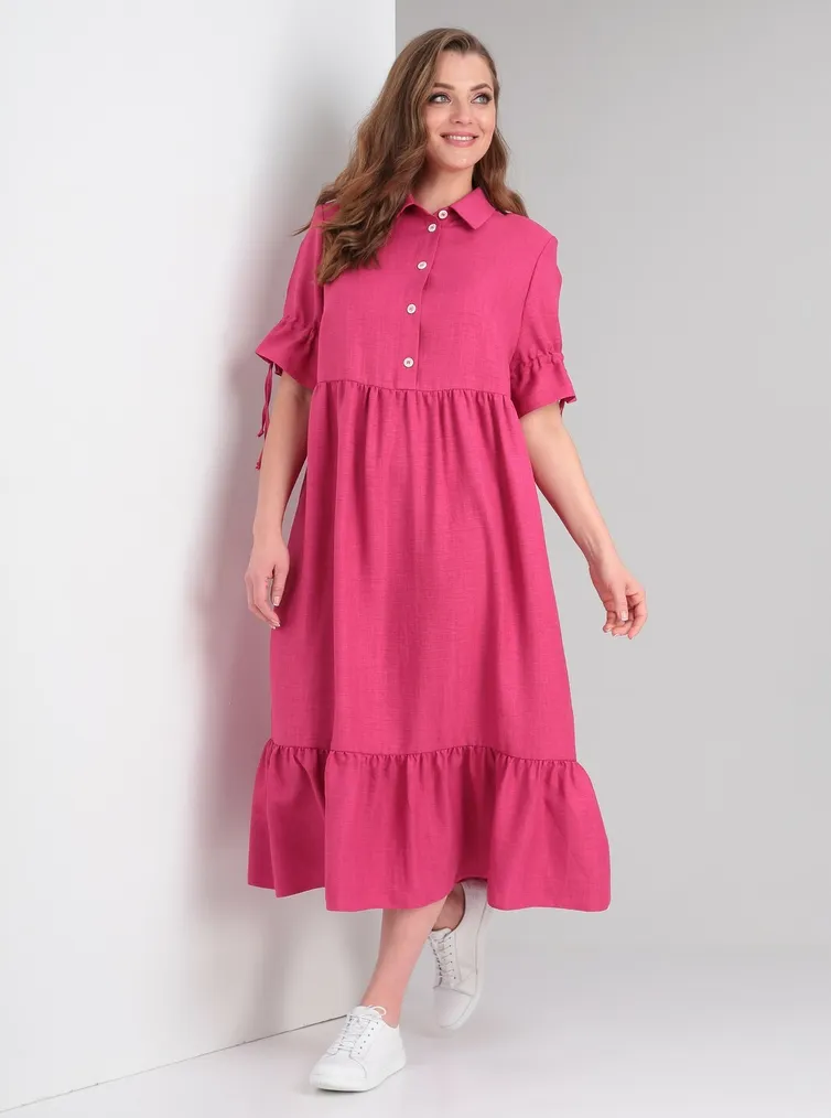 Sukienka Vilena-fashion #815 fuksiya