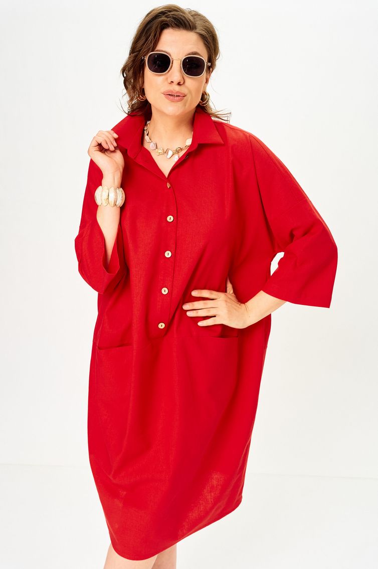 Платье SOVA арт. 11329 красный