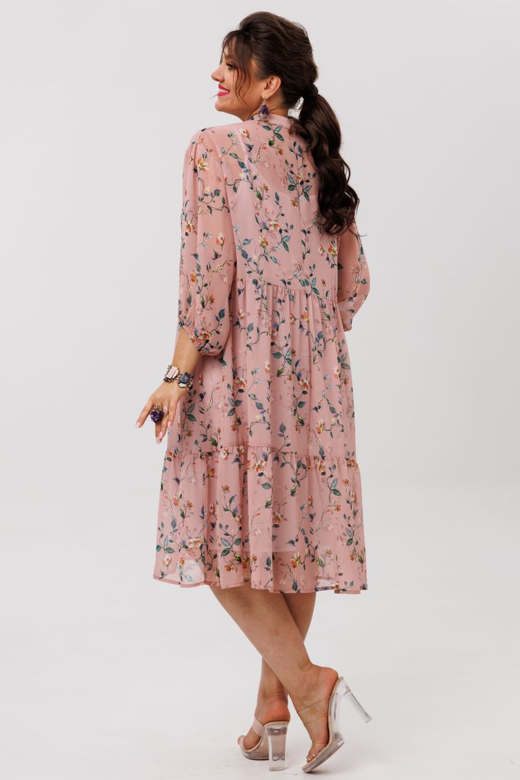 Платье Anelli Laurel арт. 1657 пудровый сад