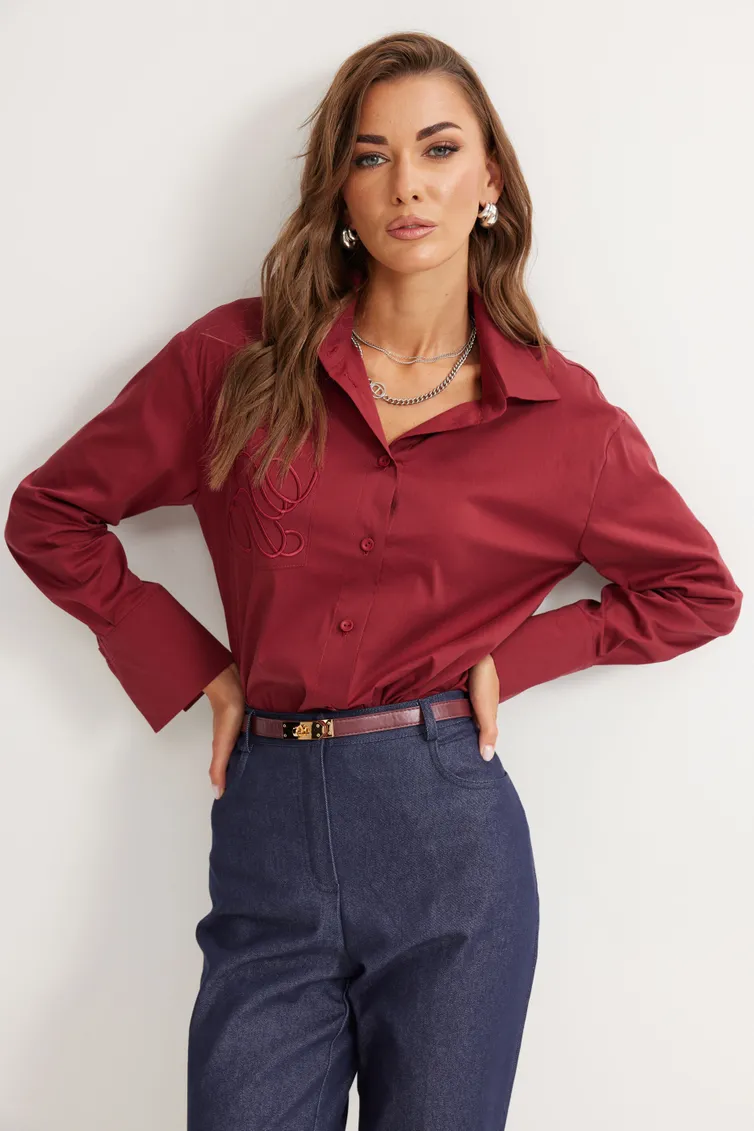 Bluzka Lyushe #4164 bordo