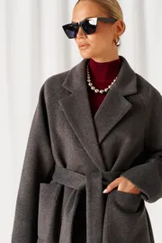 Coat Beautiful & Free #9013 grafit