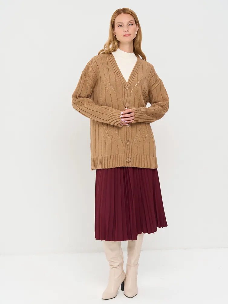 Кардиган Newvay арт. 9252-91052 карамельный кофе