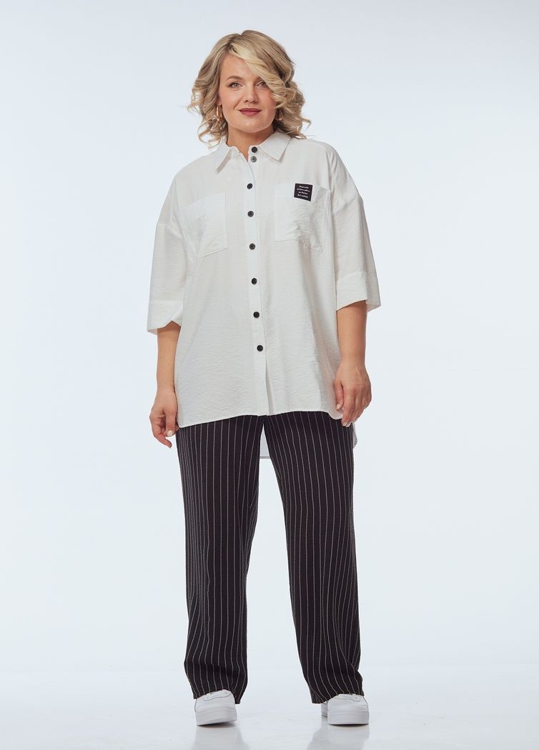 Комплект OVERYOU арт. 248 белый с черно-белым