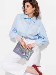 Bluzka Anastasia MAK #1352 goluboj