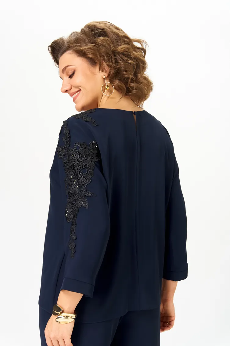 Bluzka Rumoda #2277 dl.r sinij