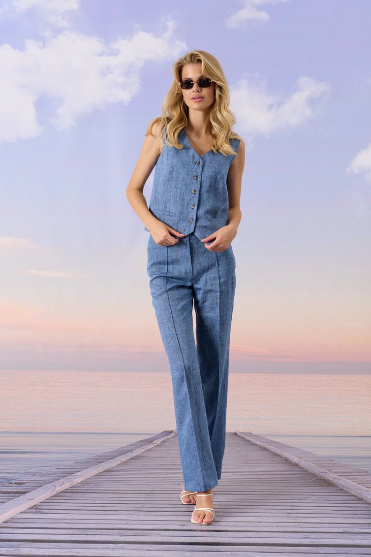 Жилет Barbara Geratti арт. С4739BG джинс