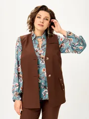Garnitur Vilena-fashion #1146 shokolad