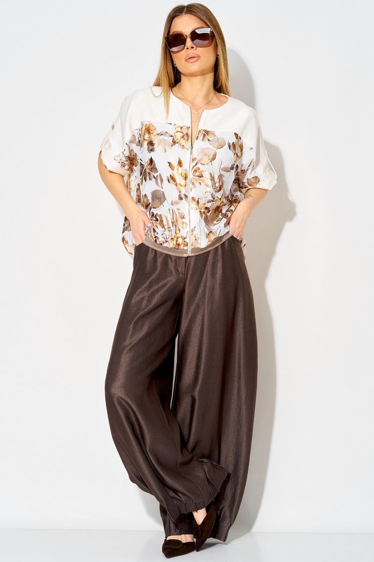 Брюки LAIKONY арт. L-834-2 шоколадный