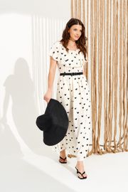 Платье Elletto Life арт. 11137 молочно-черный