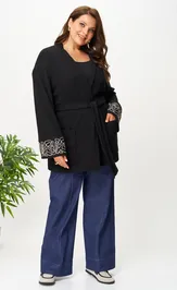 Кардиган Ava fashion М-143 черный