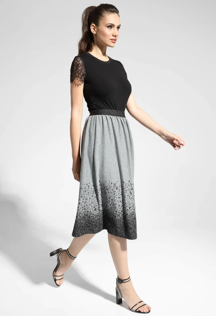 Юбка Conte Elegant арт. 19С-871ТСП grey gradient 164