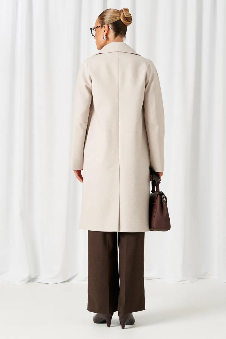 Coat Beautiful & Free #9029 molochnyj