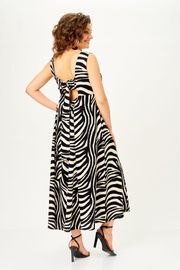 Платье Anastasia MAK арт. 1268 черный/молочный