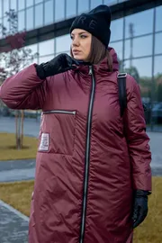 Пальто LS арт. 5018/1 вин