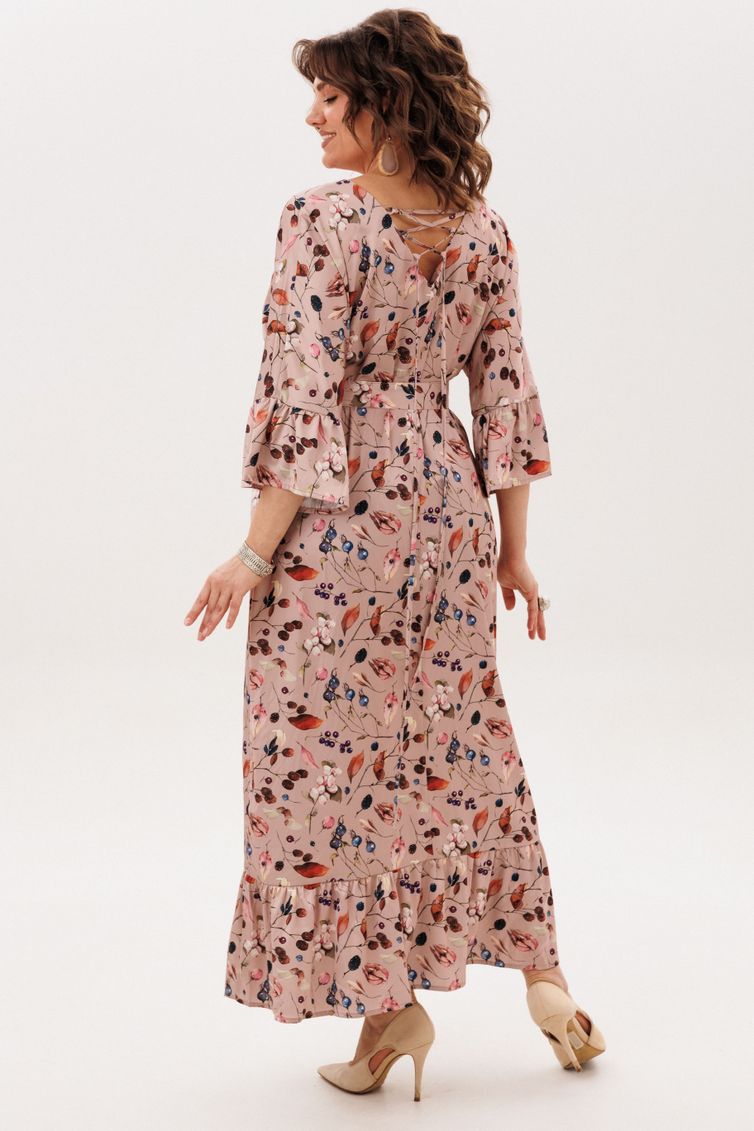 Платье Anelli Laurel арт. 1822 листья и ягоды