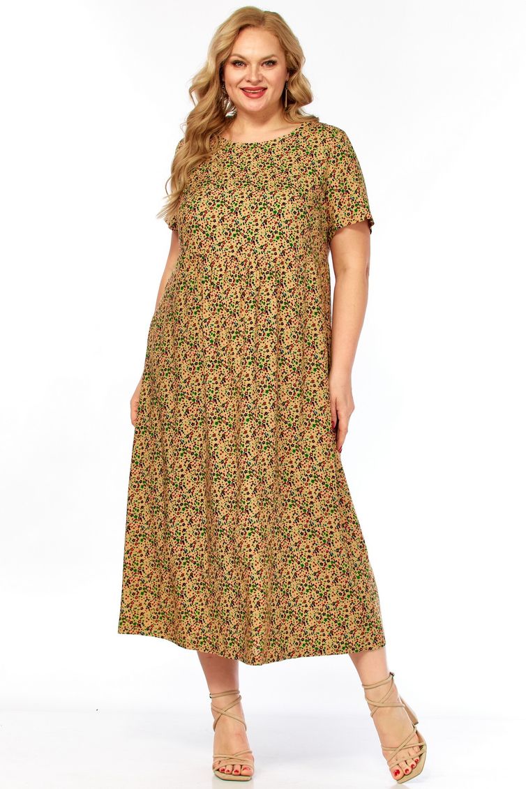 Sukienka LadyThreeStars #2681 yantarnyj