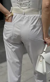 Trousers PRATA wear S035 seryj