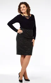 Skirt Klever 0262 mramornyj
