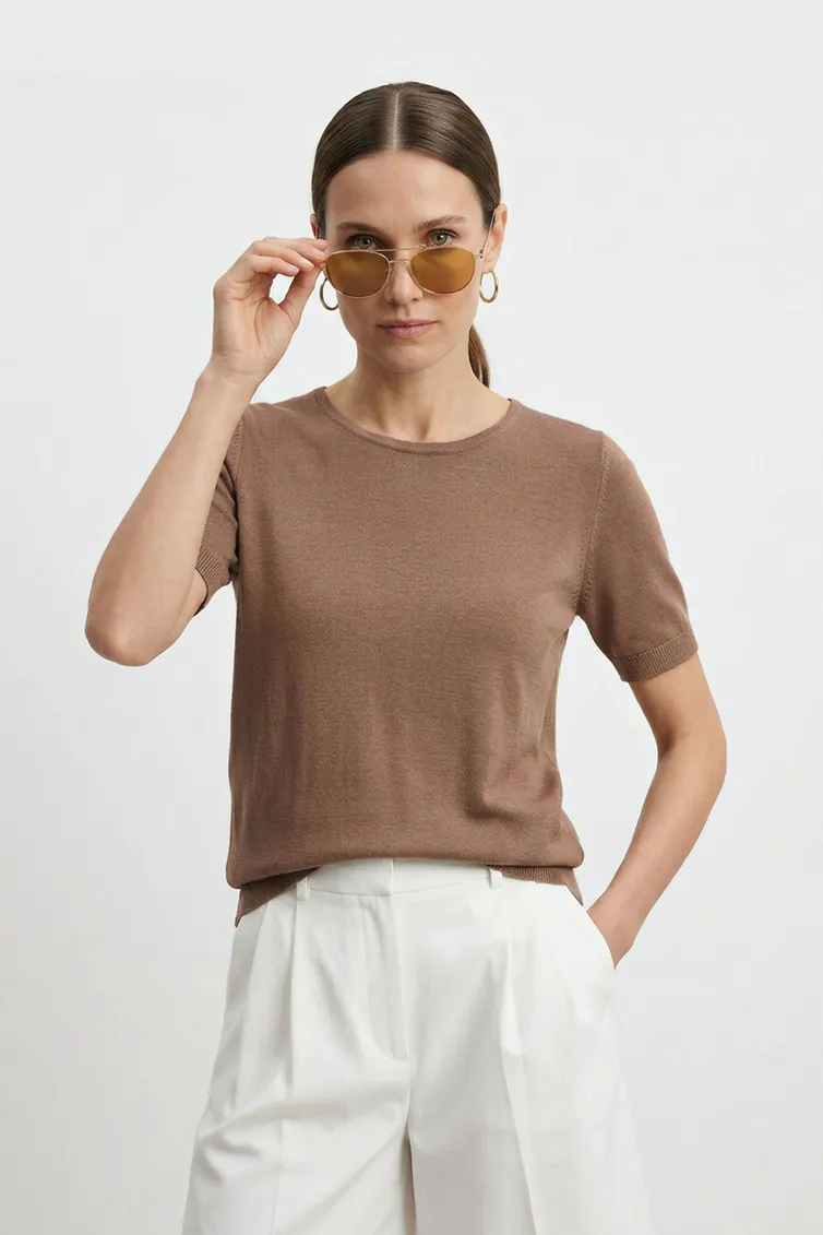 Jumper Polesie #S1470-26 6S1634-D43 pesochnyj bezh 158