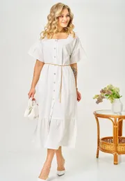 Платье Ava fashion арт. М-190 молочный