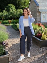 Sweter BONADI #1819 goluboj