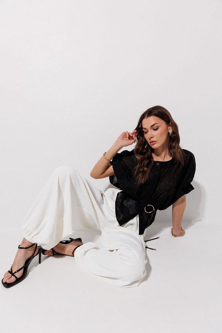 Блузка Люше арт. 4382 черный