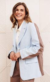 Костюм GIZART 5368 голубой, капучино