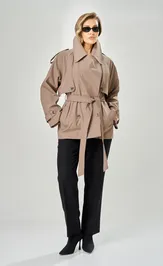 Тренч Ava fashion M-234 mokko