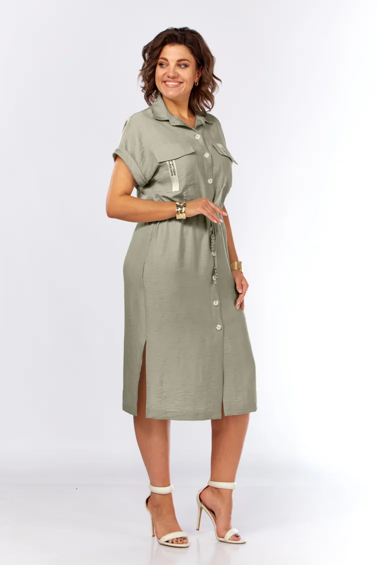 Sukienka Olga Style #S931 xaki