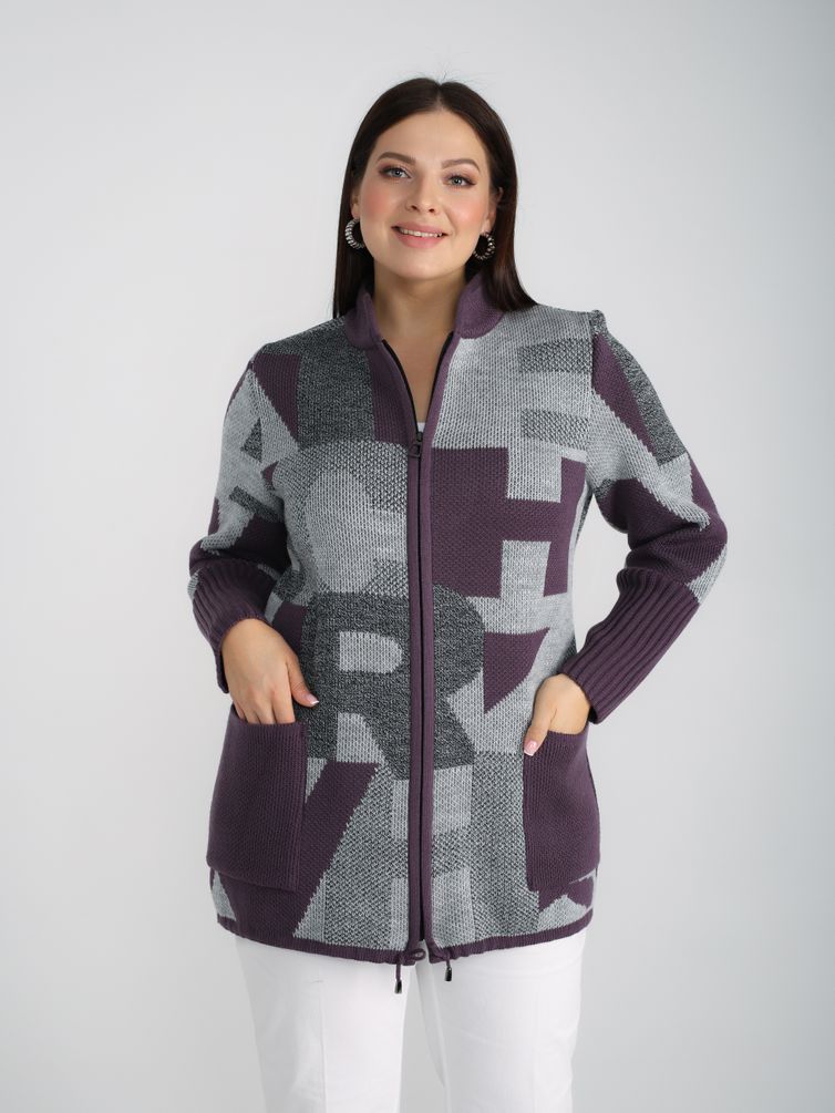 Кардиган BONADI арт. 1982 баклажан