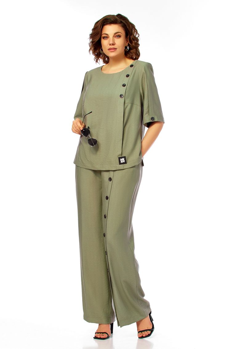 Костюм Ольга Стиль арт. С1022 хаки