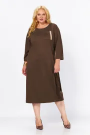 Sukienka Milora #1498 shokolad