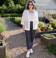 Sweter BONADI #1819 belyj