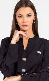 Blouse VIZAVI 739 chernyj