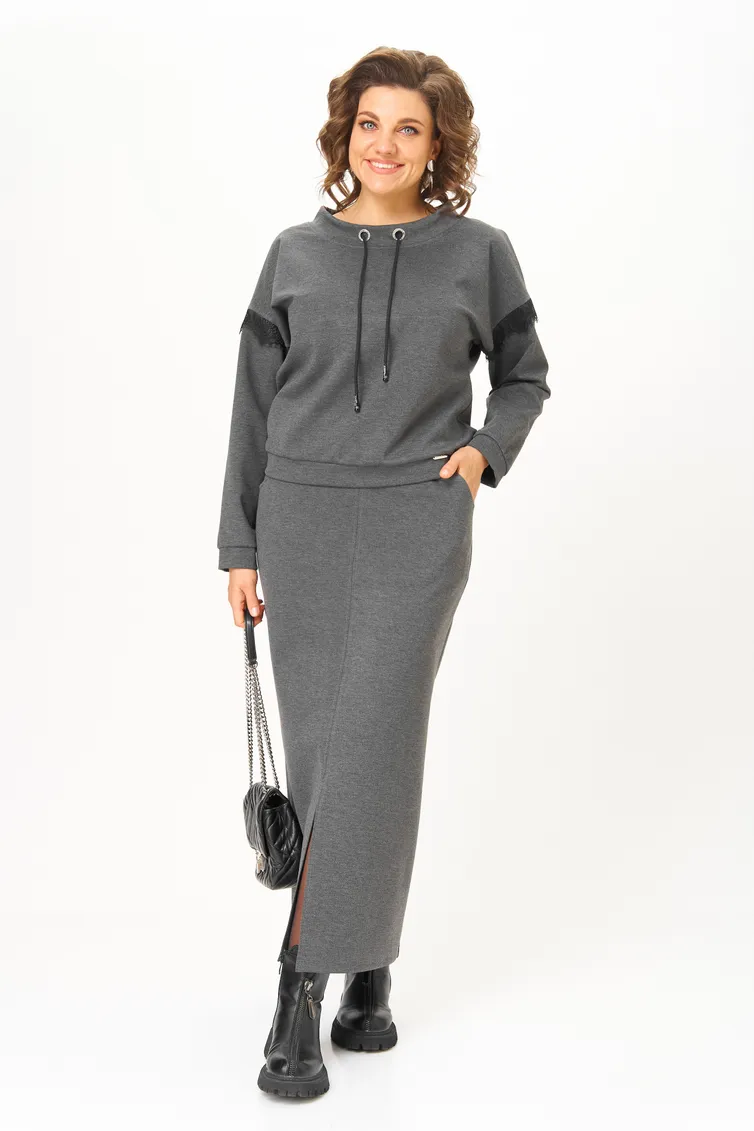 Костюм Michel Chic арт. 1444 графитовый