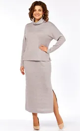Suit LadyThreeStars 2541 svetlo-seryj