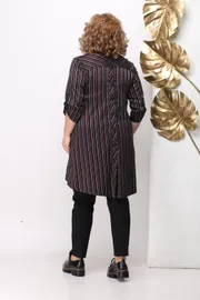 Блуза Michel Chic арт. 742 борд/бел