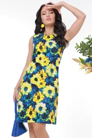 Sukienka DS Trend #P-3917-0049-04 (Satinovoe bez rukavov)