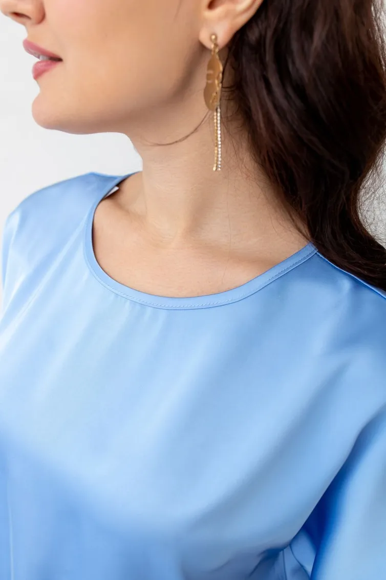 Blouse TOOK A LOOK & Angelika #TB-300n nebesnyj
