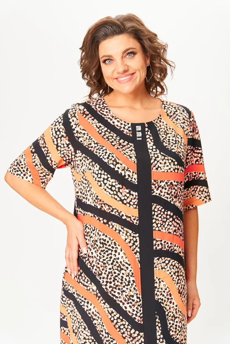 Sukienka Michel Chic #2168 abstrakciya