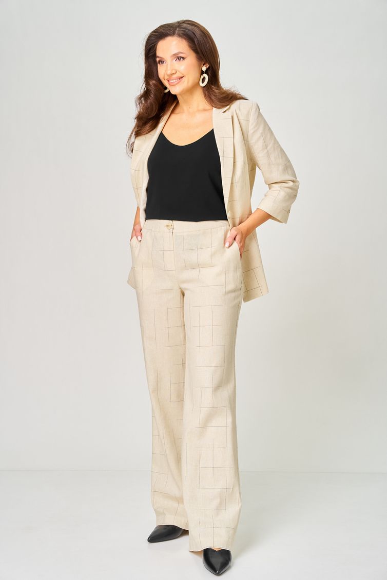 Set LeNata #20554 bezhevyj v kletku