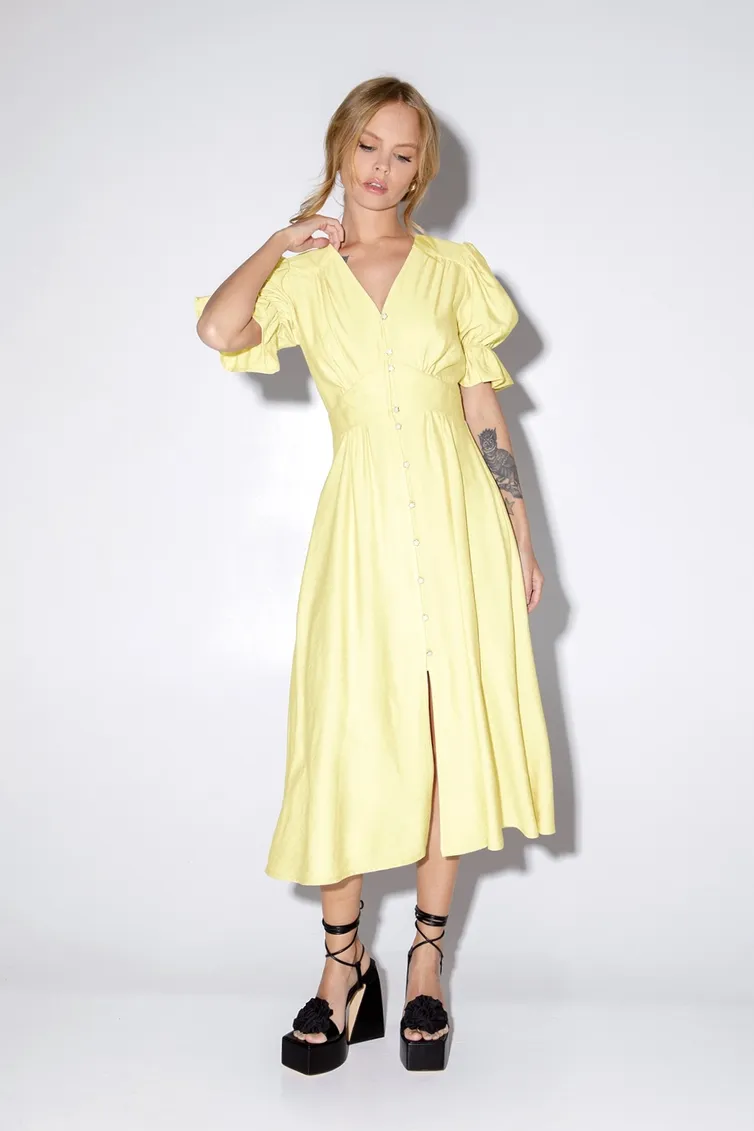 Dress Pirs #5150 zheltyj