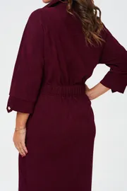 Sukienka VI ORO #VR-1153 marsala
