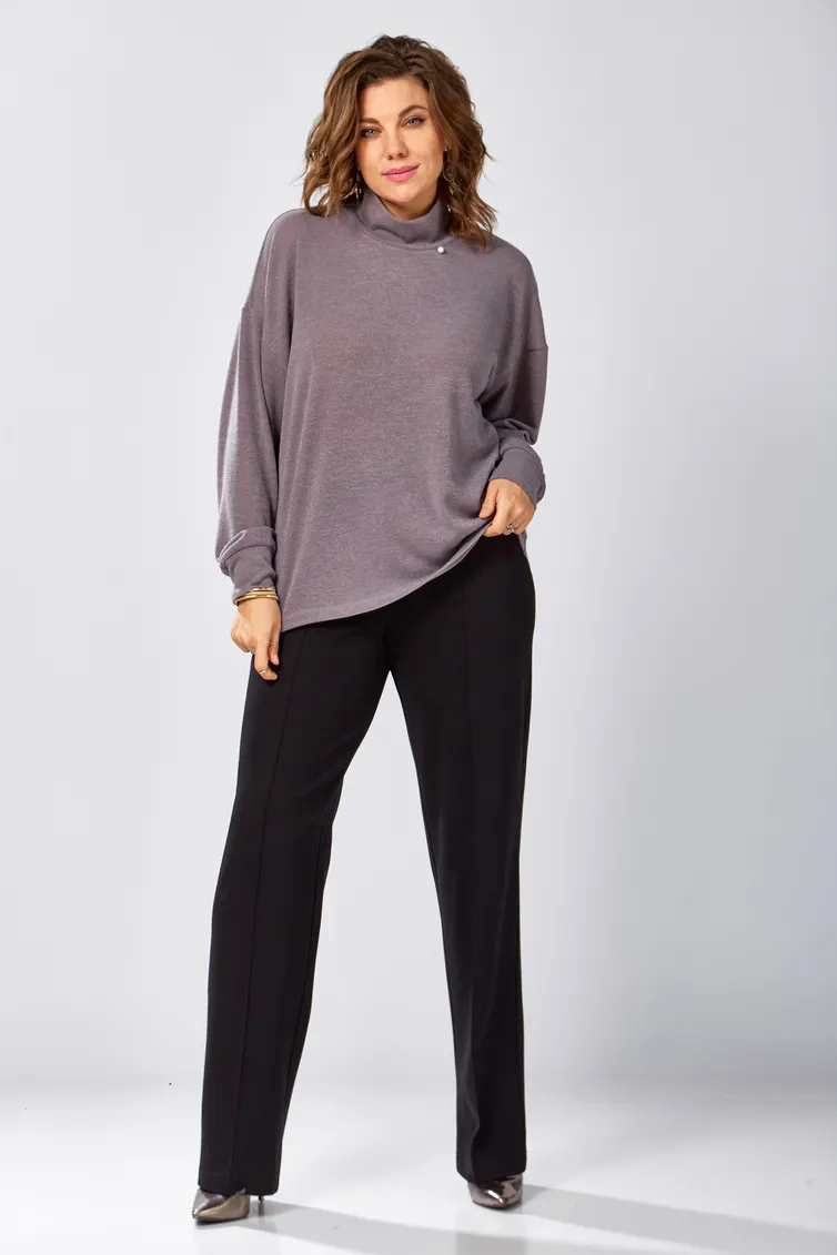 Лонгслив BegiModa #4156 fioletovyj pepel