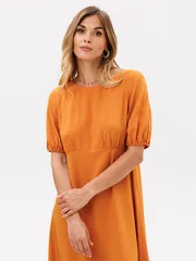 Sukienka GIZART #5374 oxra