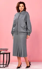 Костюм Ava fashion М-179 серый