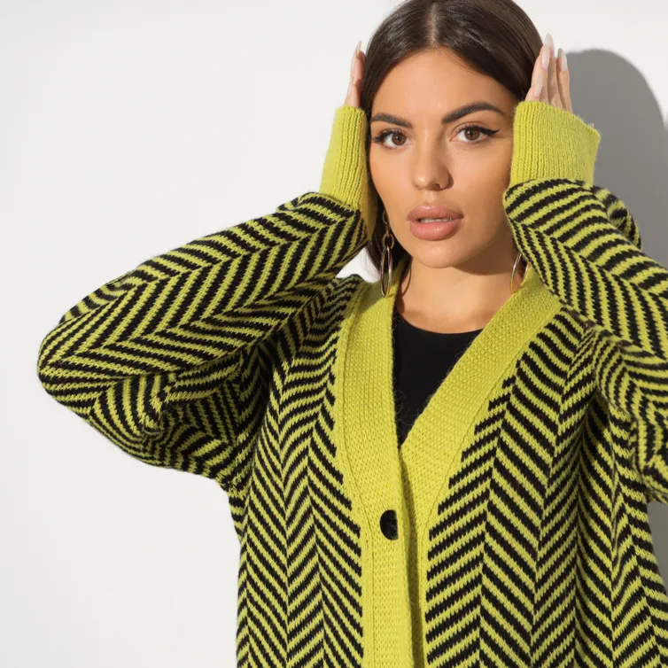 Sweter CHARUTTI #Xozyajka Instagrama (lime)