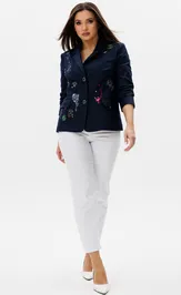 Suit Ma Cherie 3147 temno-sinij+belyj
